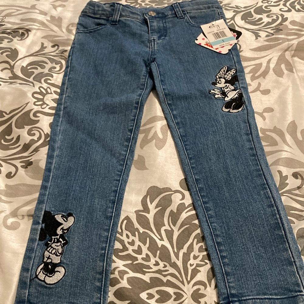 Disney Mickey and Minnie skinny jeans